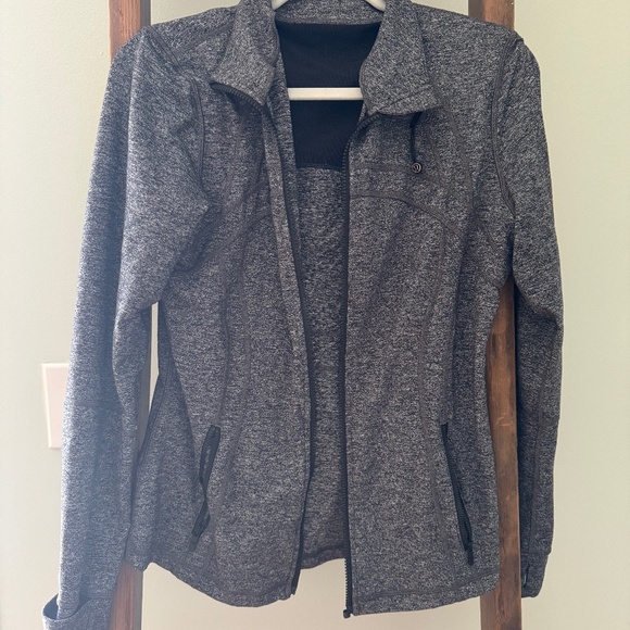 Lululemon Define Jacket black grey size 12 - Picture 2 of 6